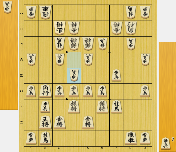 将棋　玉頭を攻められたとき