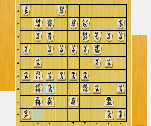 三間 対策 銀冠