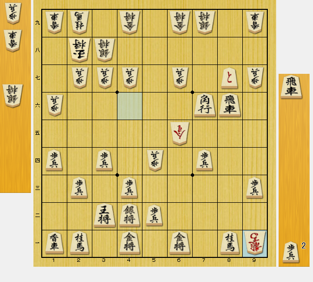 中盤 将棋