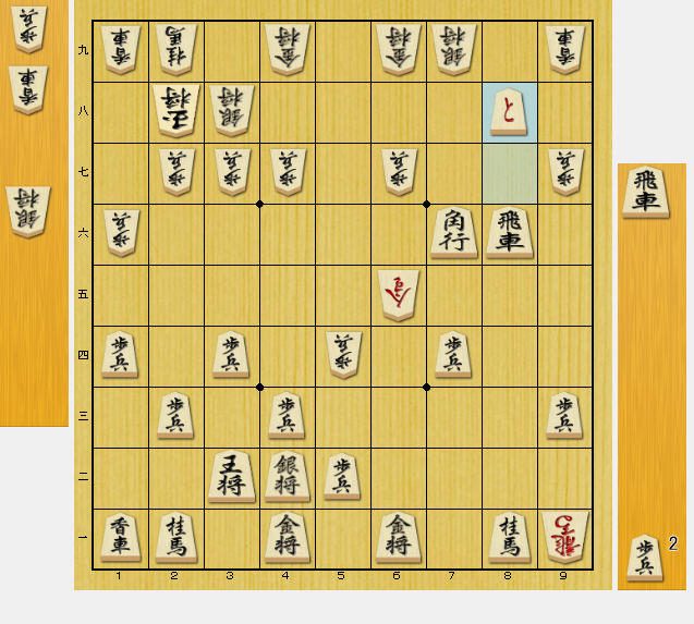 中盤 将棋