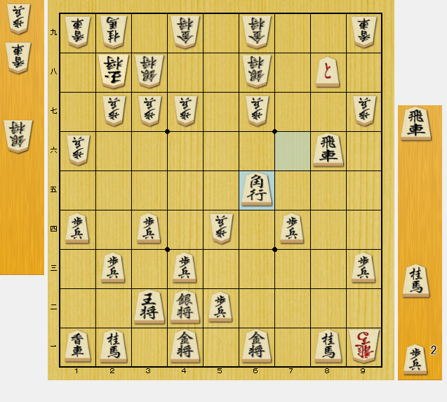 中盤 将棋